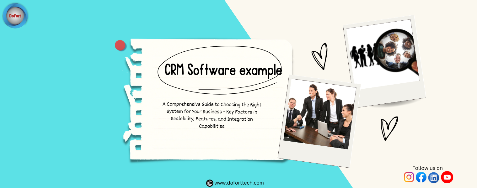 CRM Software Example 