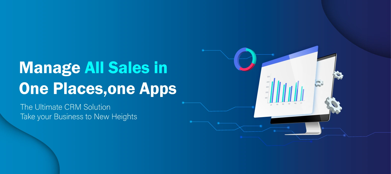 Streamline your sales process with our comprehensive app that allows you to easily handle leads, deals, and campaigns 