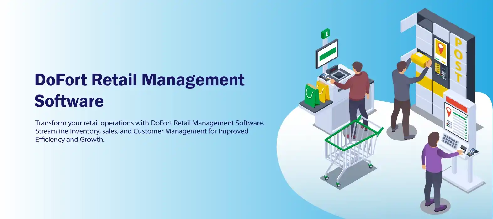 Retail software optimizing business operations, enhancing inventory management and customer experience.